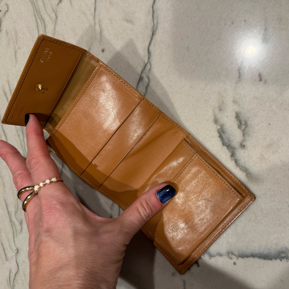 CELINE MACADAM BI-FOLD COMPACT WALLET VINTAGE - Picture 14 of 16